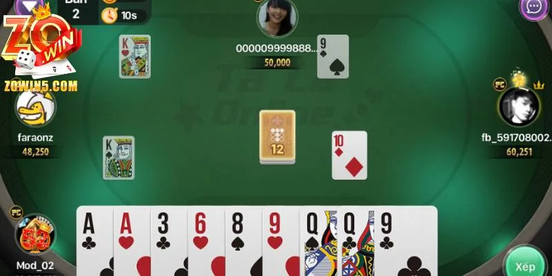 Phỏm - Khám Phá Game Bài Đổi Thưởng Zowin Hot Nhất 2025 3 2 tips hay bạn không nên bỏ lỡ khi đánh Tá lả