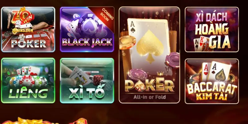 Zowin Game Bài Đổi Thưởng - Đánh Bài Hay, Làm Giàu Ngay 3 Zowin game bài đổi thưởng cực đa dạng